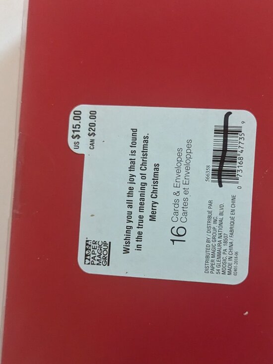 NWT 16 Nativity Glitter Christmas Cards Paper Magic Sealed Box Christian Holiday - Picture 8 of 8